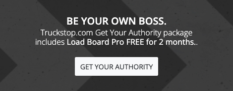 Be your own boss. Truckstop.com Get Your Authority package includes Load Board Pro FREE for 3 months! Get Authority.