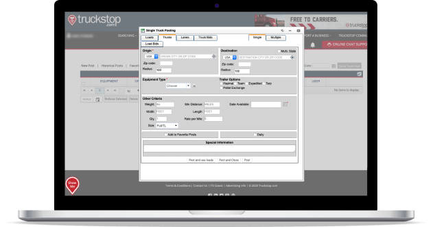 Truckstop Load Board Login